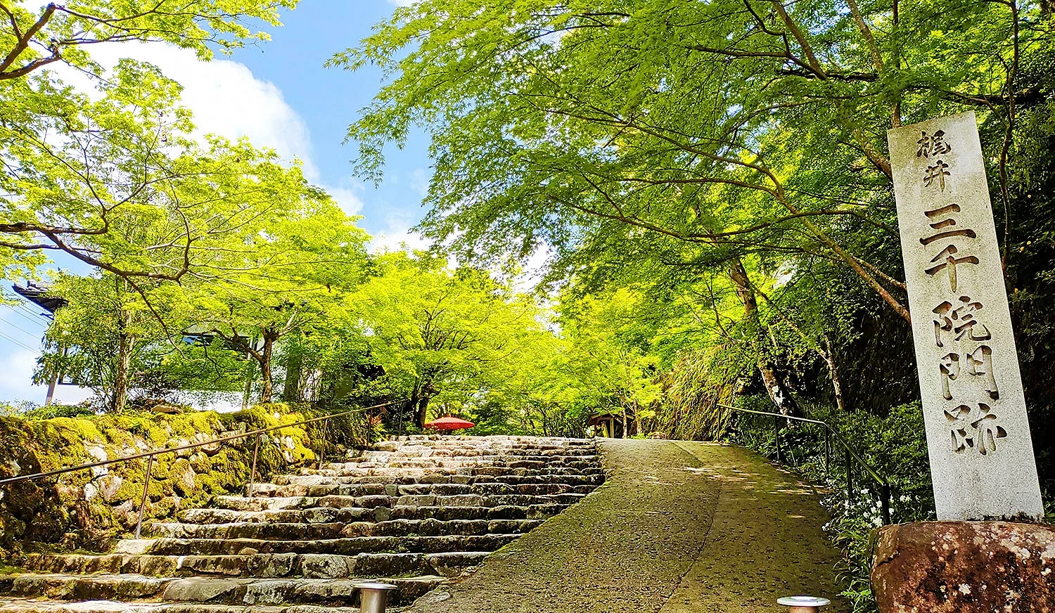 京都大原三千院的入口