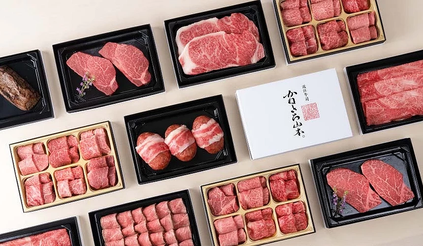 精肉店老舖「カネ吉山本」供應品項豐富的高品質近江牛提供:Restaurant Tiffany