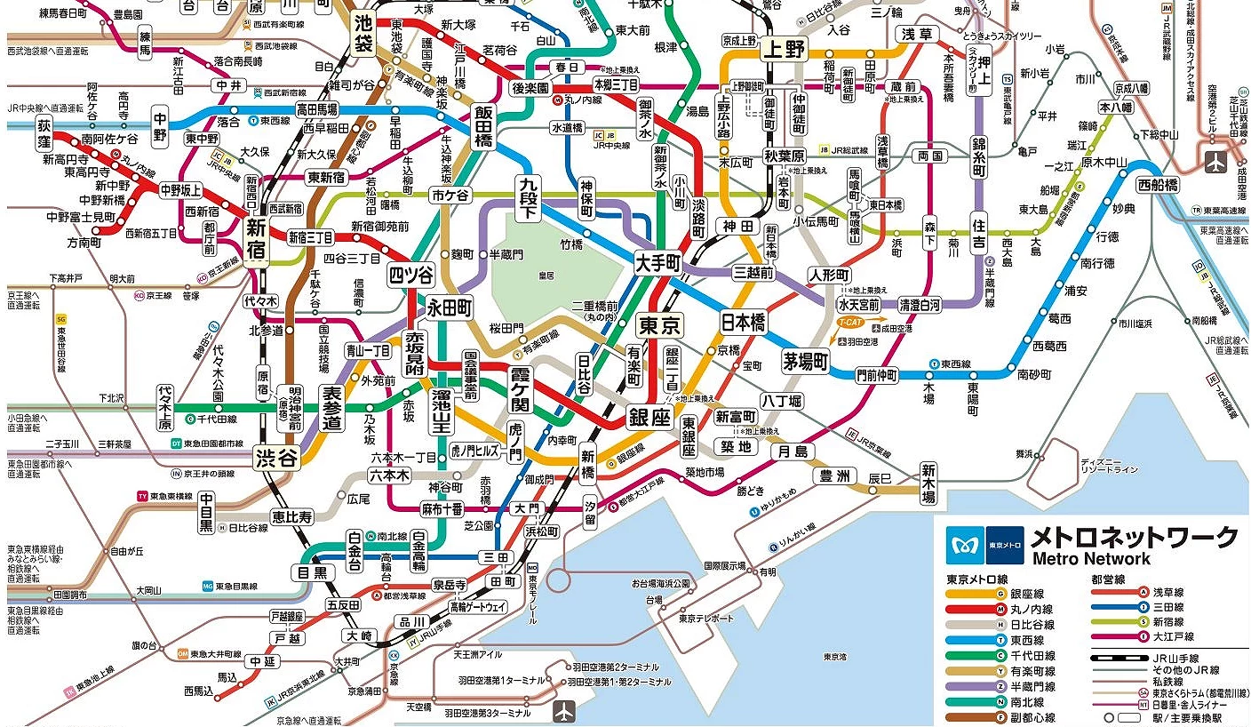 東京地鐵圖