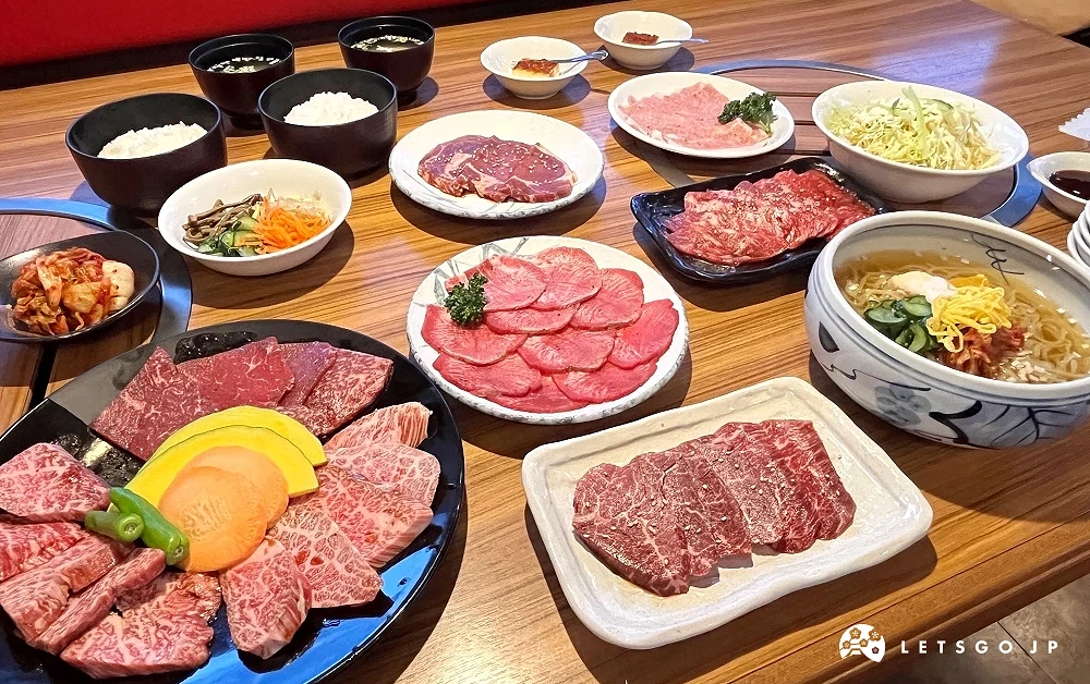 炭火燒肉TAJIMA的燒肉套餐