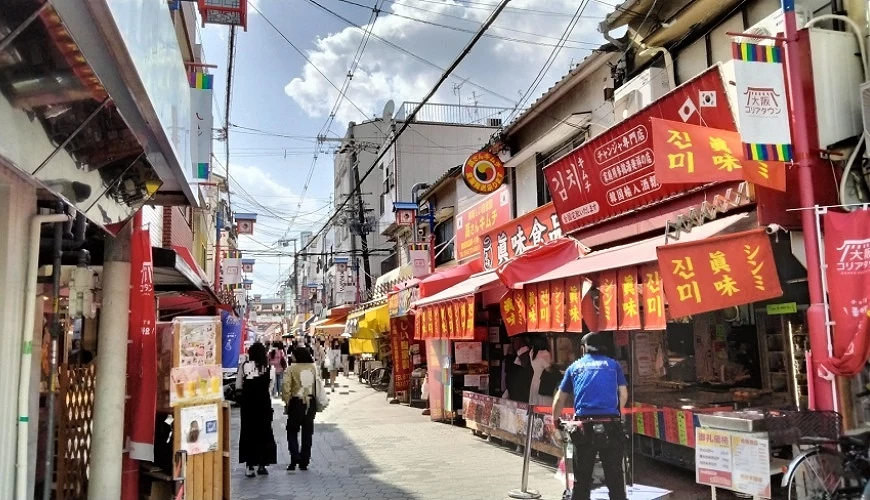 滿滿韓味的鶴橋韓國城街景