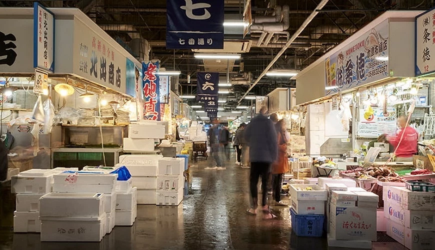 木津批發市場場內景色