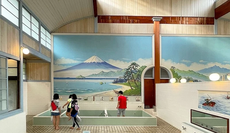 東京子寶湯錢湯富士山壁畫浴場