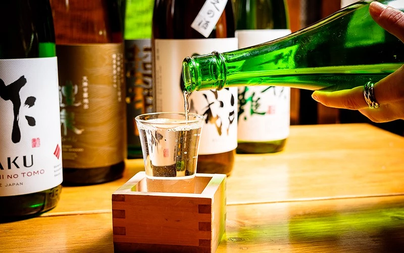日本新橋魚バカ一代本店倒日本酒