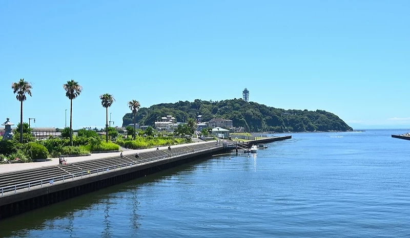 鎌倉江之島海岸風景與展望燈塔