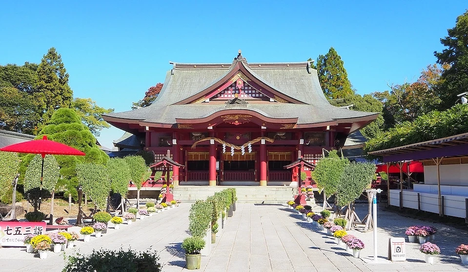 稻荷神社本殿入口處