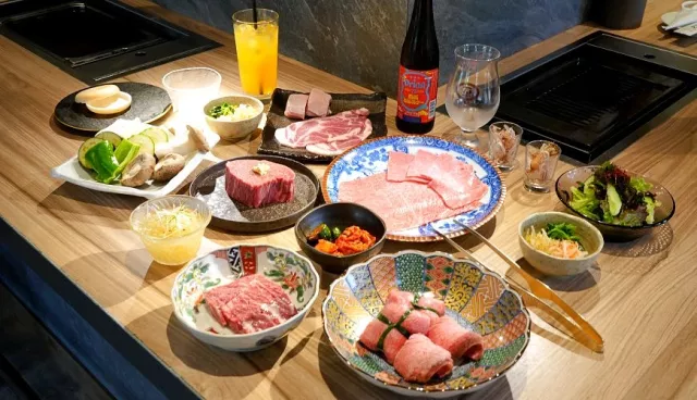 燒肉RIKIO烤綁牛舌蔥香濃郁、1萬日圓吃盡沖繩豬牛雞：美國村高CP值燒肉