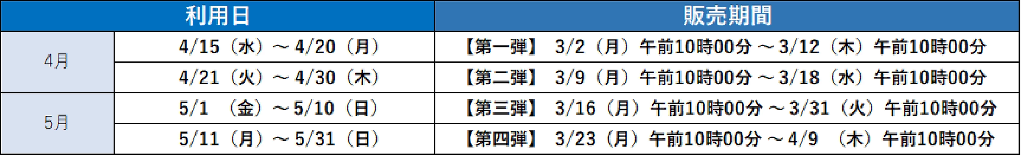 線上購票時間表
