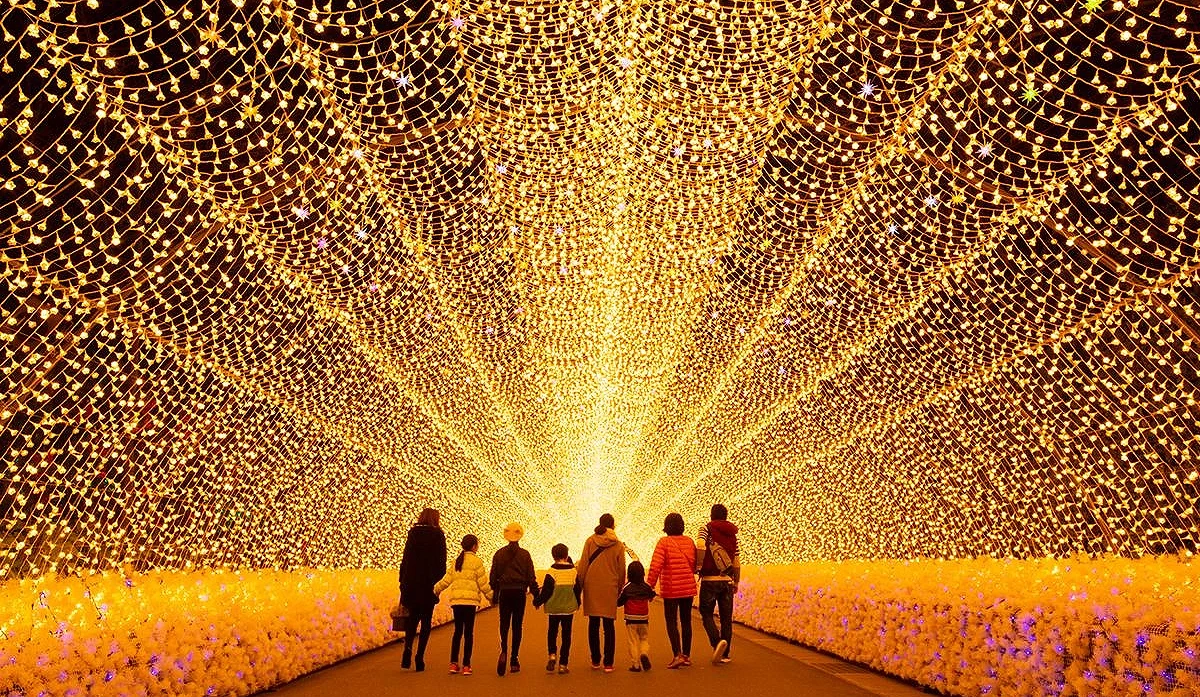 名花之里的光之隧道