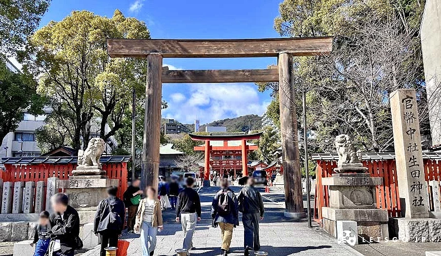 生田神社入口處鳥居攝影:Angie