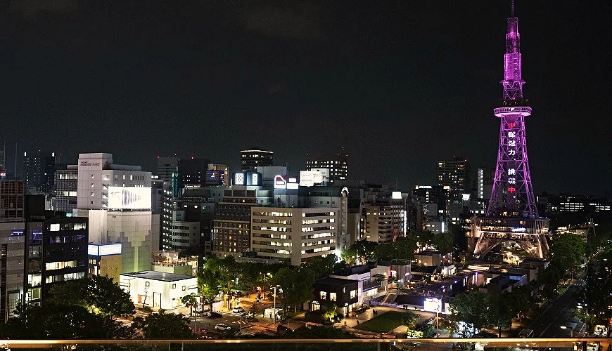 屋頂陽台的夜景