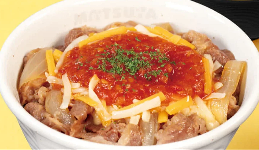 松屋美味番茄起司牛丼