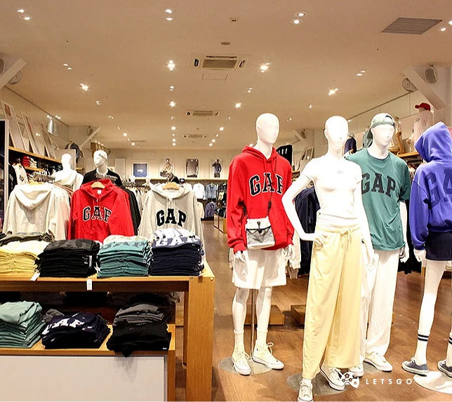 「Gap」的休閒服飾