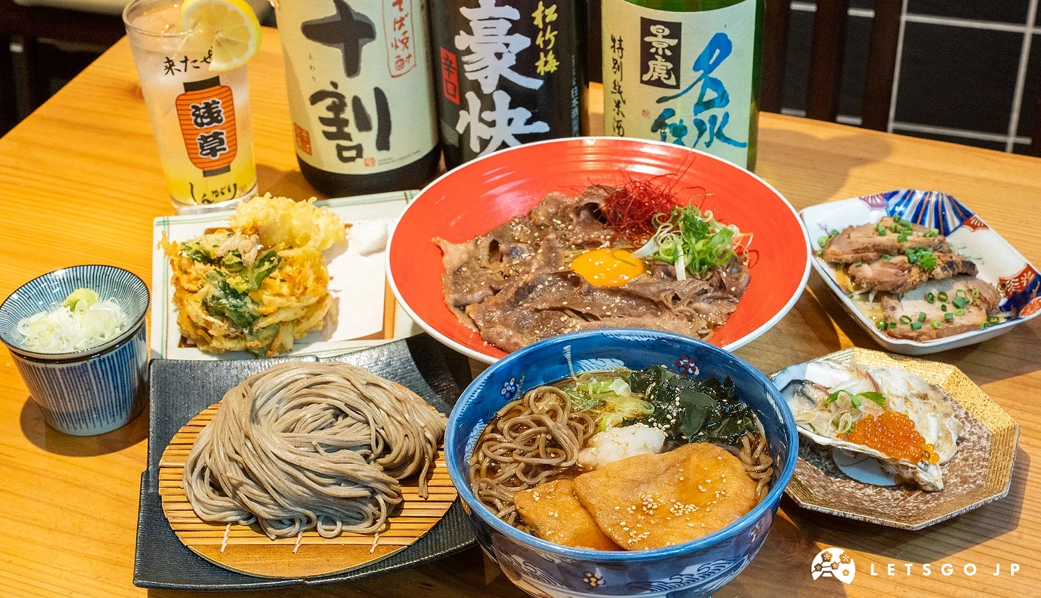 玄蕎麥Shingari淺草本店的十割蕎麥麵與必吃餐點