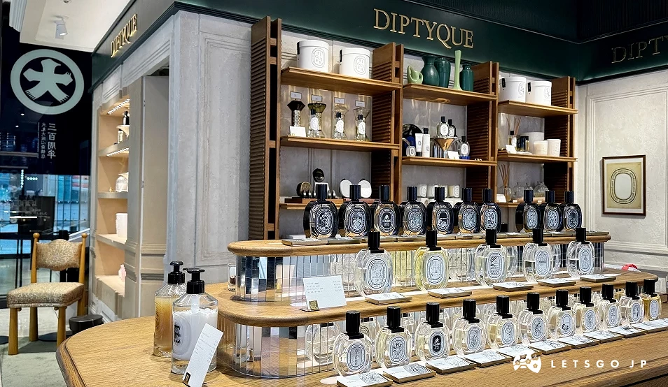 DIPTYQUE的大丸心齋橋店鋪外觀