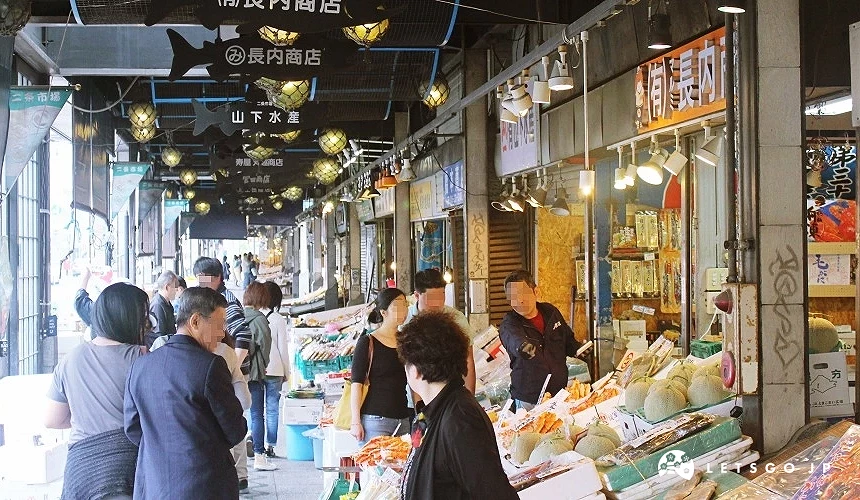 二條市場的人潮