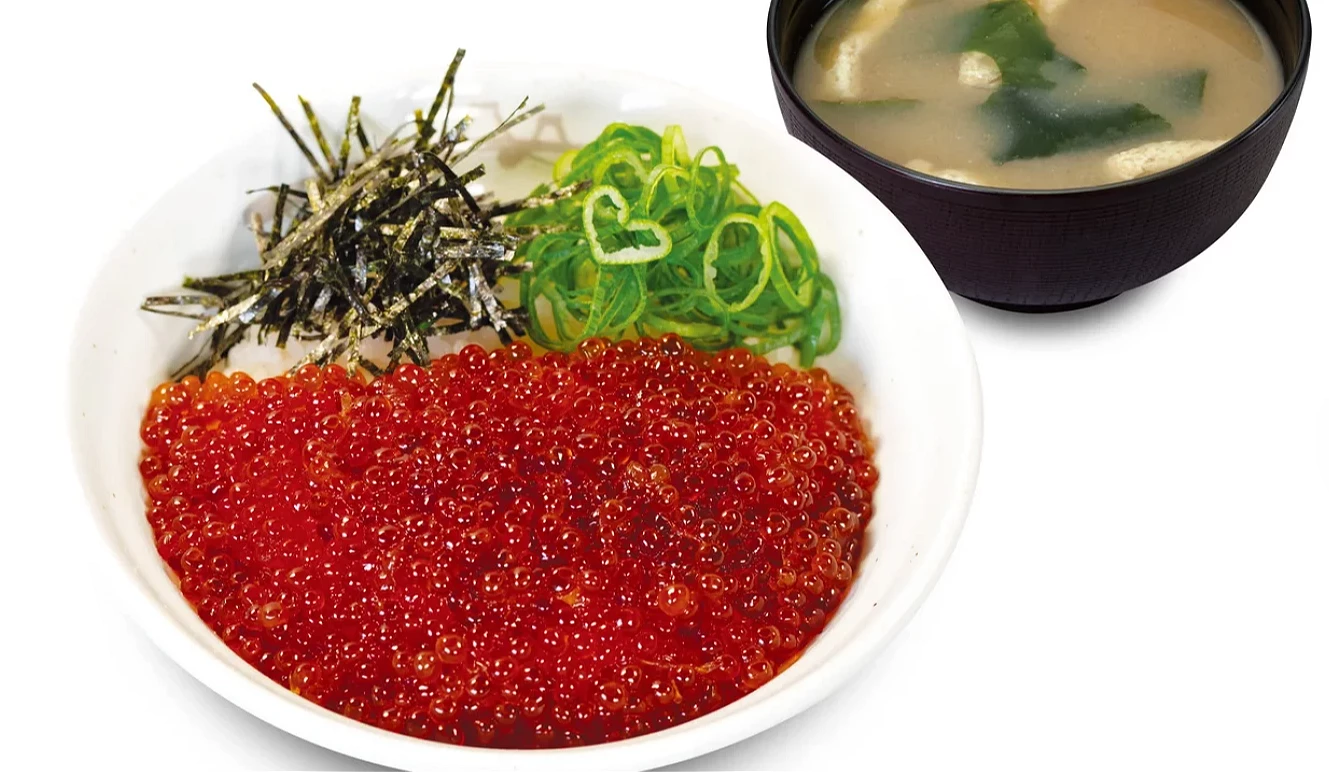 松屋北海道鮭魚卵丼