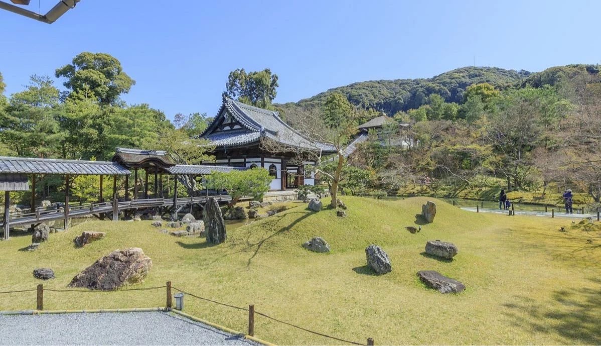 鷲峰山高台寺內的庭園風光