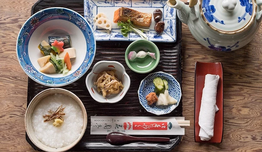 花園亭的朝粥套餐