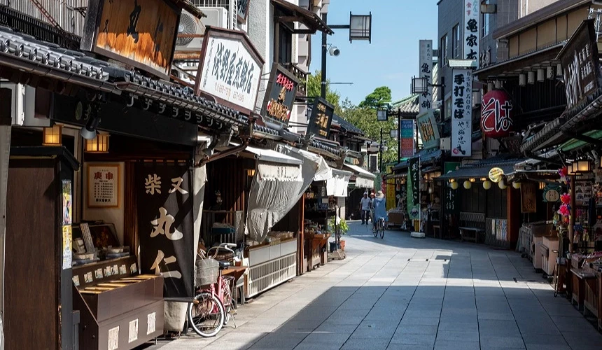 花火大會會場附近商店街