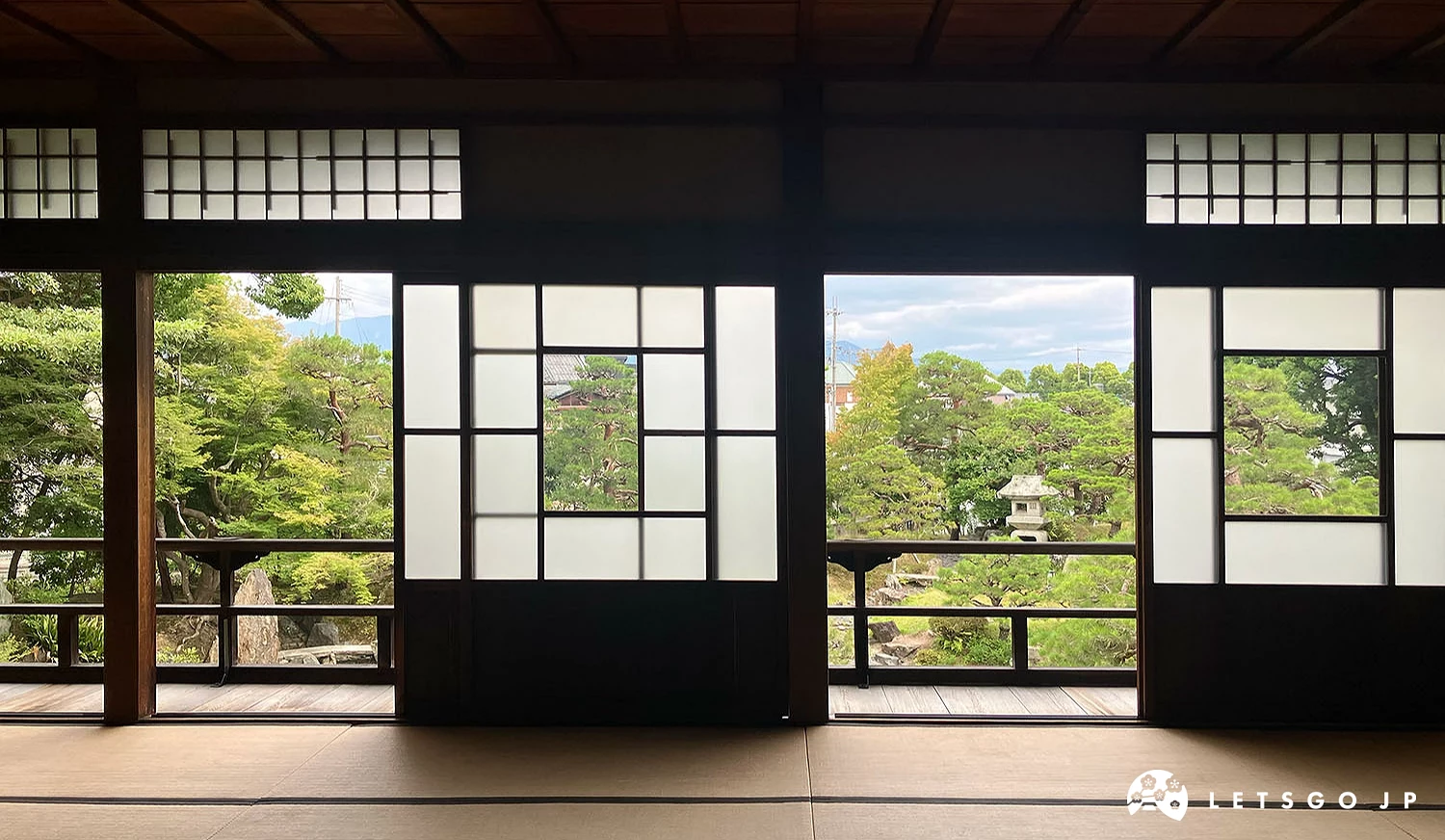 「慶雲館」二樓望出去的風景