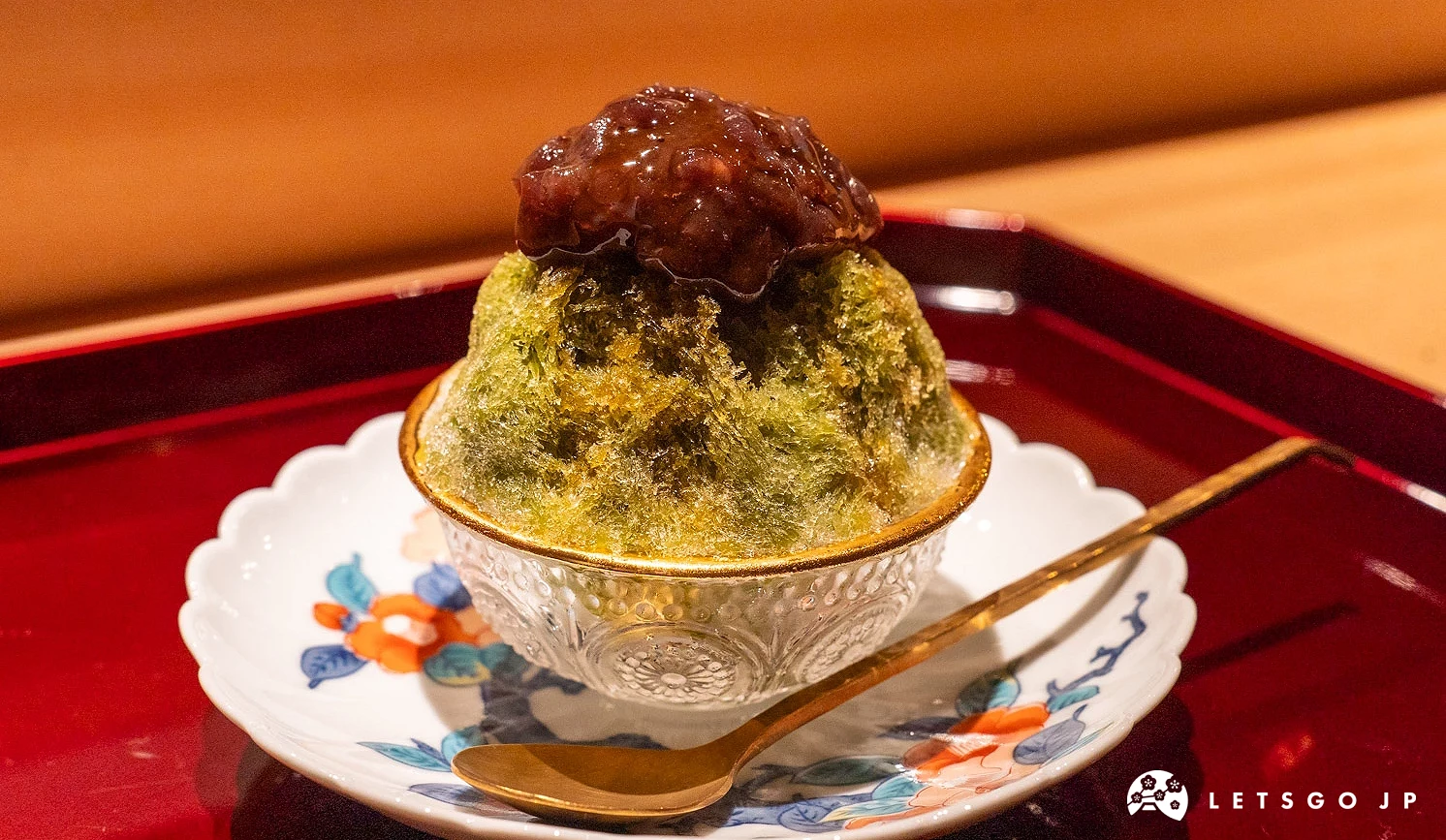 Sushi Kensuke 麻布十番的抹茶口味季節刨冰