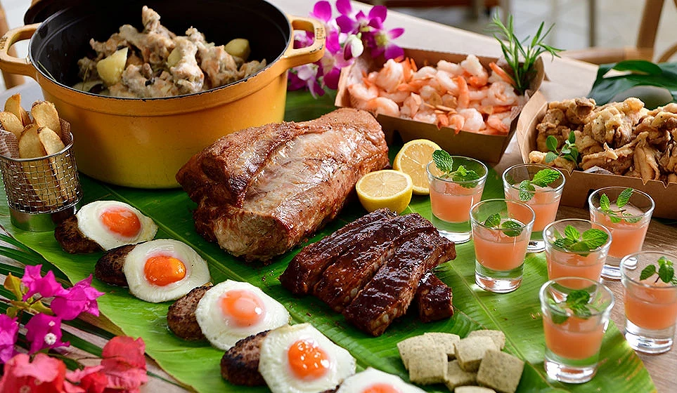 初夏推出的夏威夷南國風料理