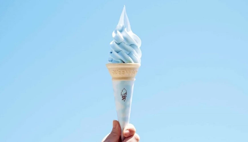 天空藍的霜淇淋