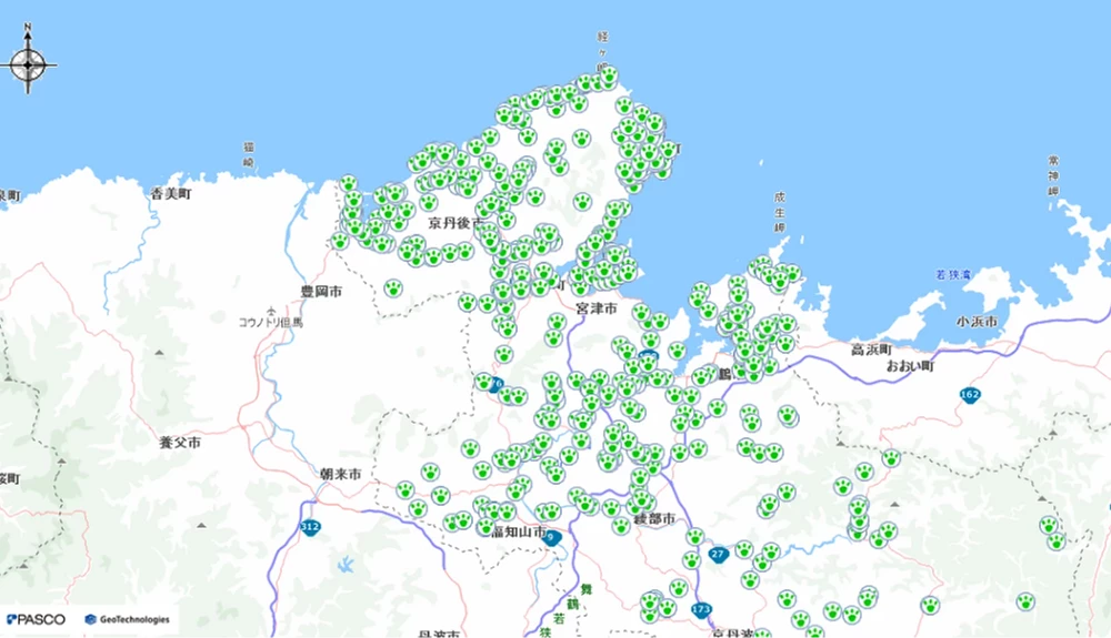 2026年京都府熊出沒地圖