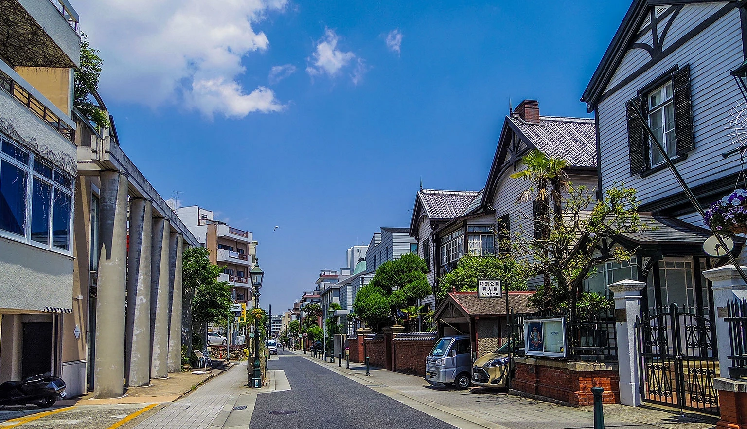 北野異人館的街景