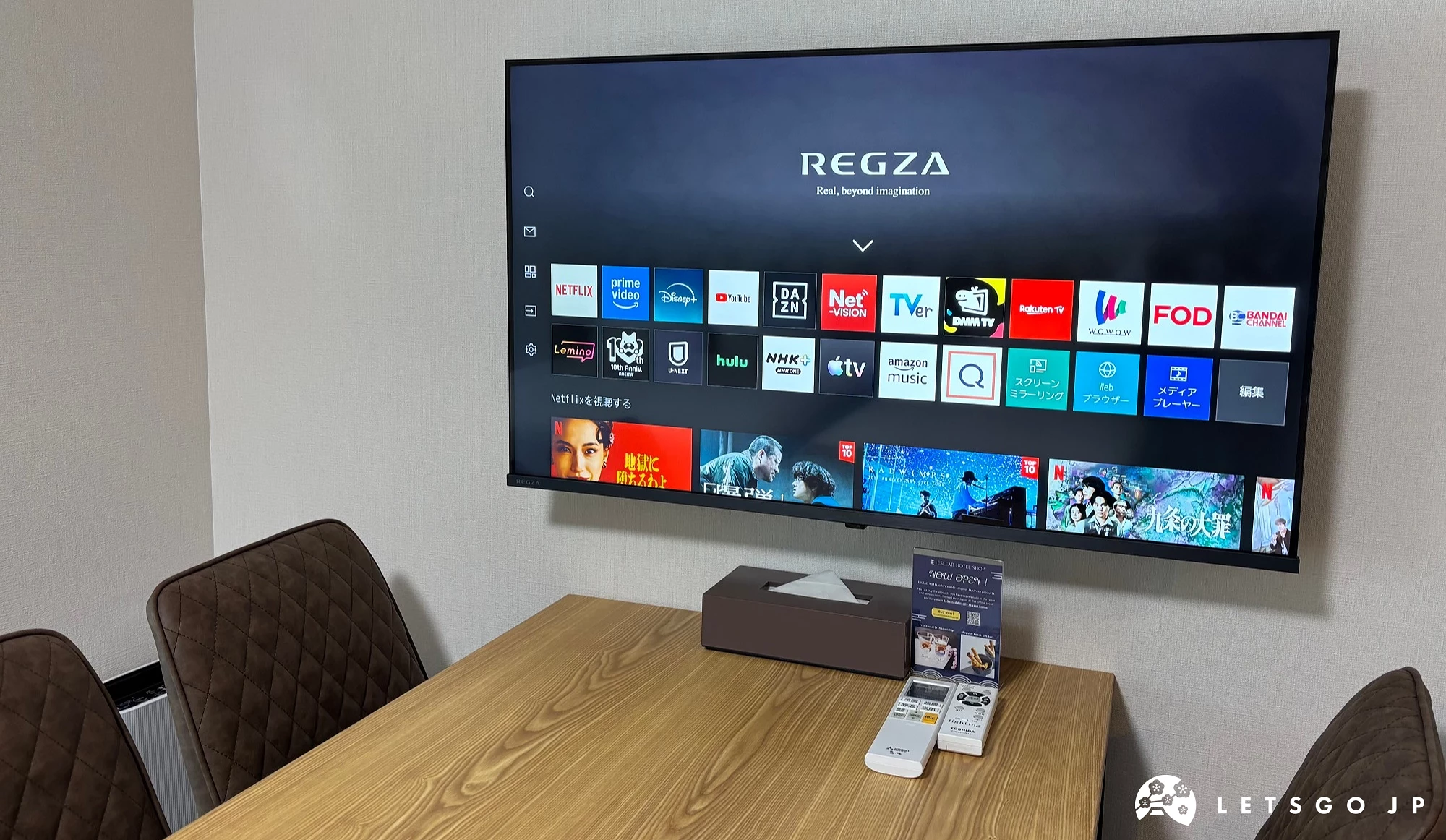 電視內建Netflix、YouTube等