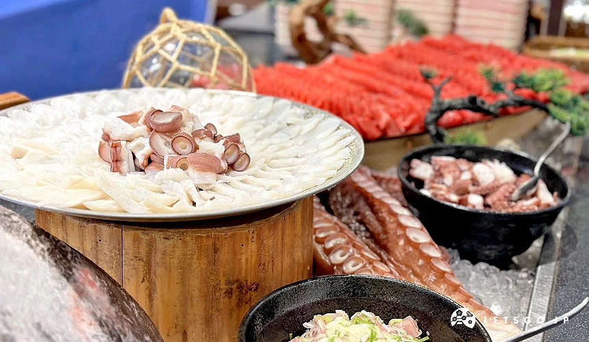 章魚、鮪魚等海鮮食材豐富攝影:Angie