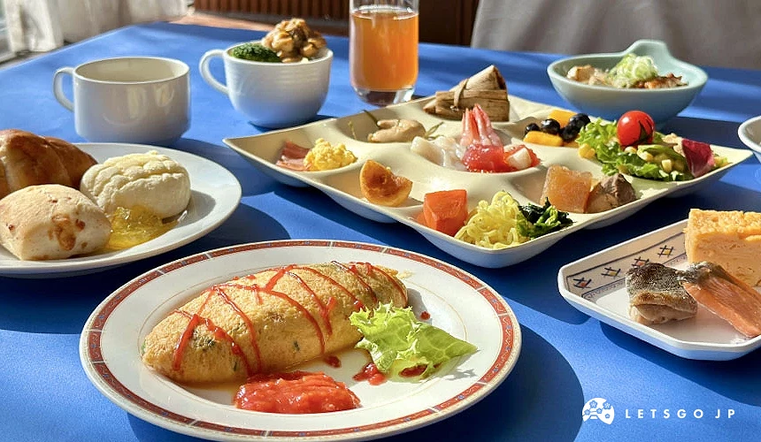 早餐菜色豐富,日式西式中式餐點都吃得到攝影:Angie
