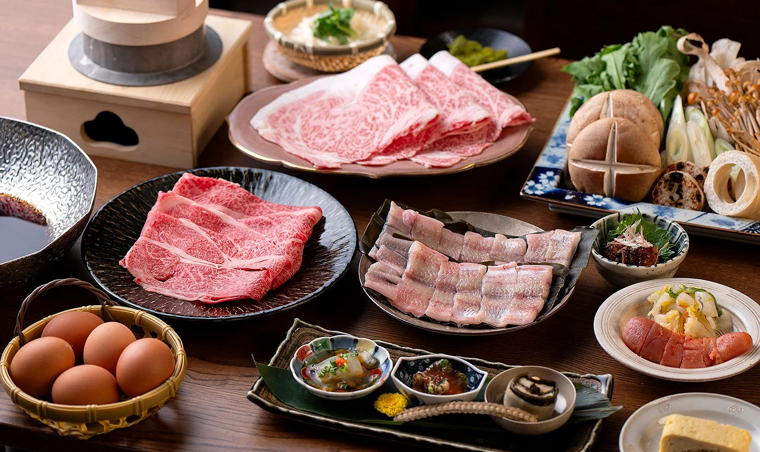 鰻魚和牛壽喜燒套餐