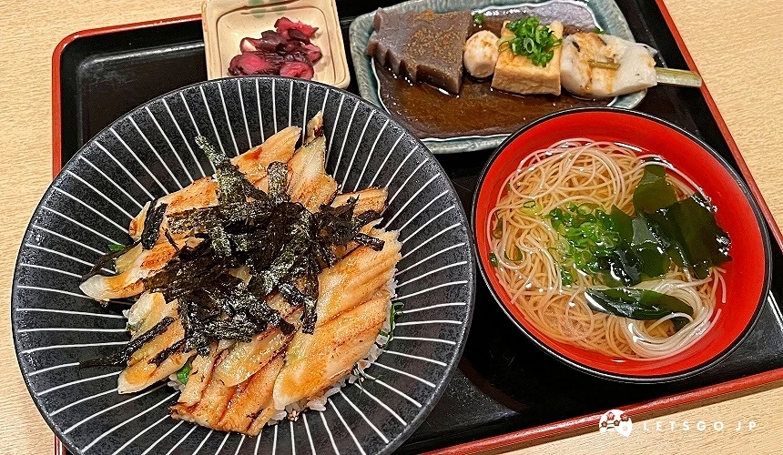 有飯有麵也有姬路關東煮的套餐