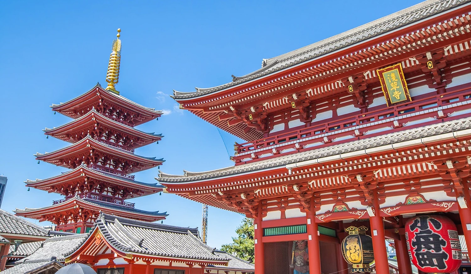 淺草寺的五重塔