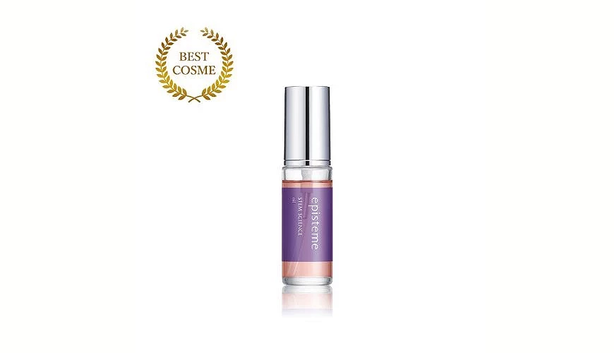 STEM SCIENCE PQQ導入精華油 紫色瓶身搭配銀色瓶蓋,旁有 BEST COSME 標誌