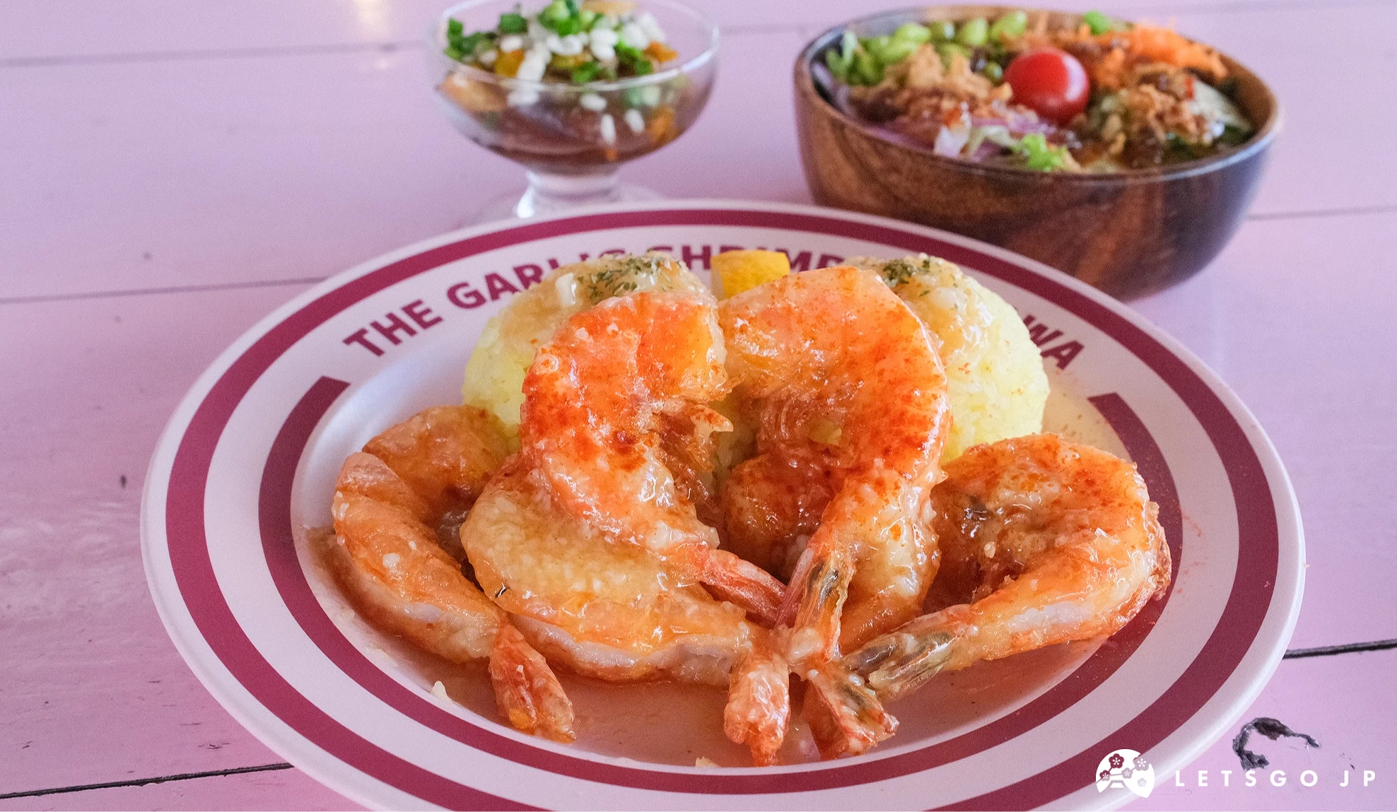 「THE GARLIC SHRIMP」Island Plate 套餐內容