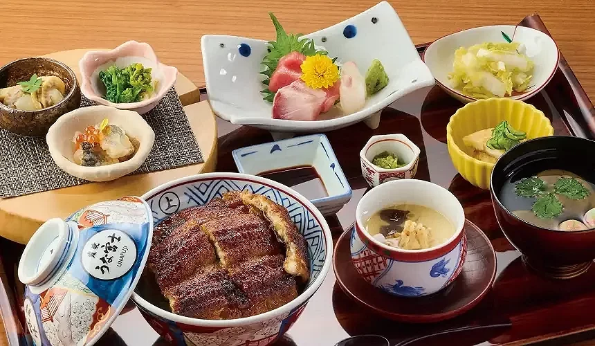鰻富士的鰻魚飯套餐