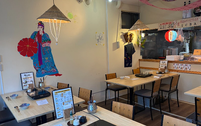 日本沖繩阿古豬涮涮鍋專門店CHABU的石垣島分店外觀