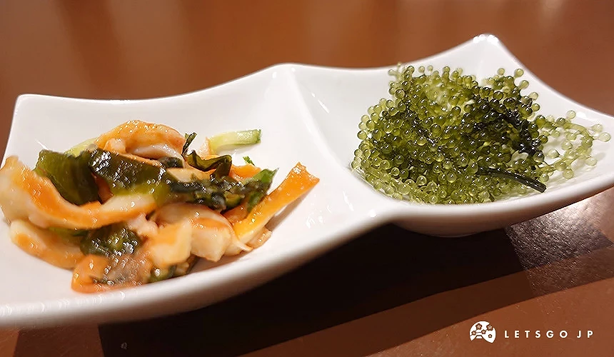 日本沖繩阿古豬涮涮鍋專門店CHABU的沖繩在地小菜