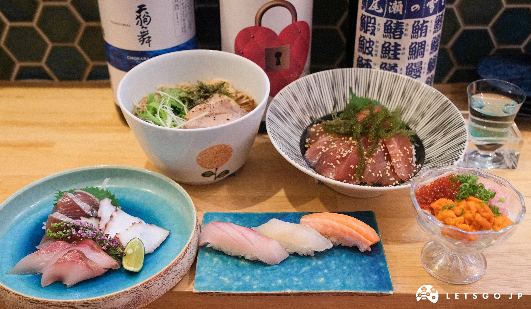 唯結壽司店 生魚片、拉麵、海膽鮭魚卵、壽司