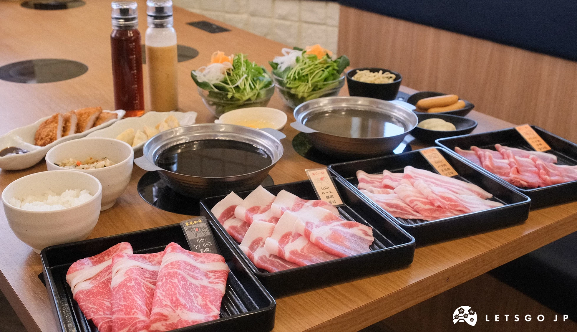 琉味北谷 阿古豬、黑毛和牛、石垣牛吃到飽套餐