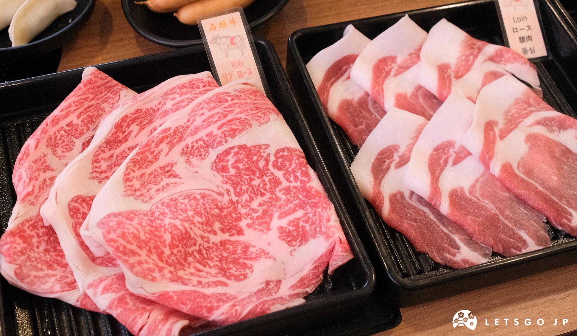 琉味北谷 阿古豬與石垣牛肉盤