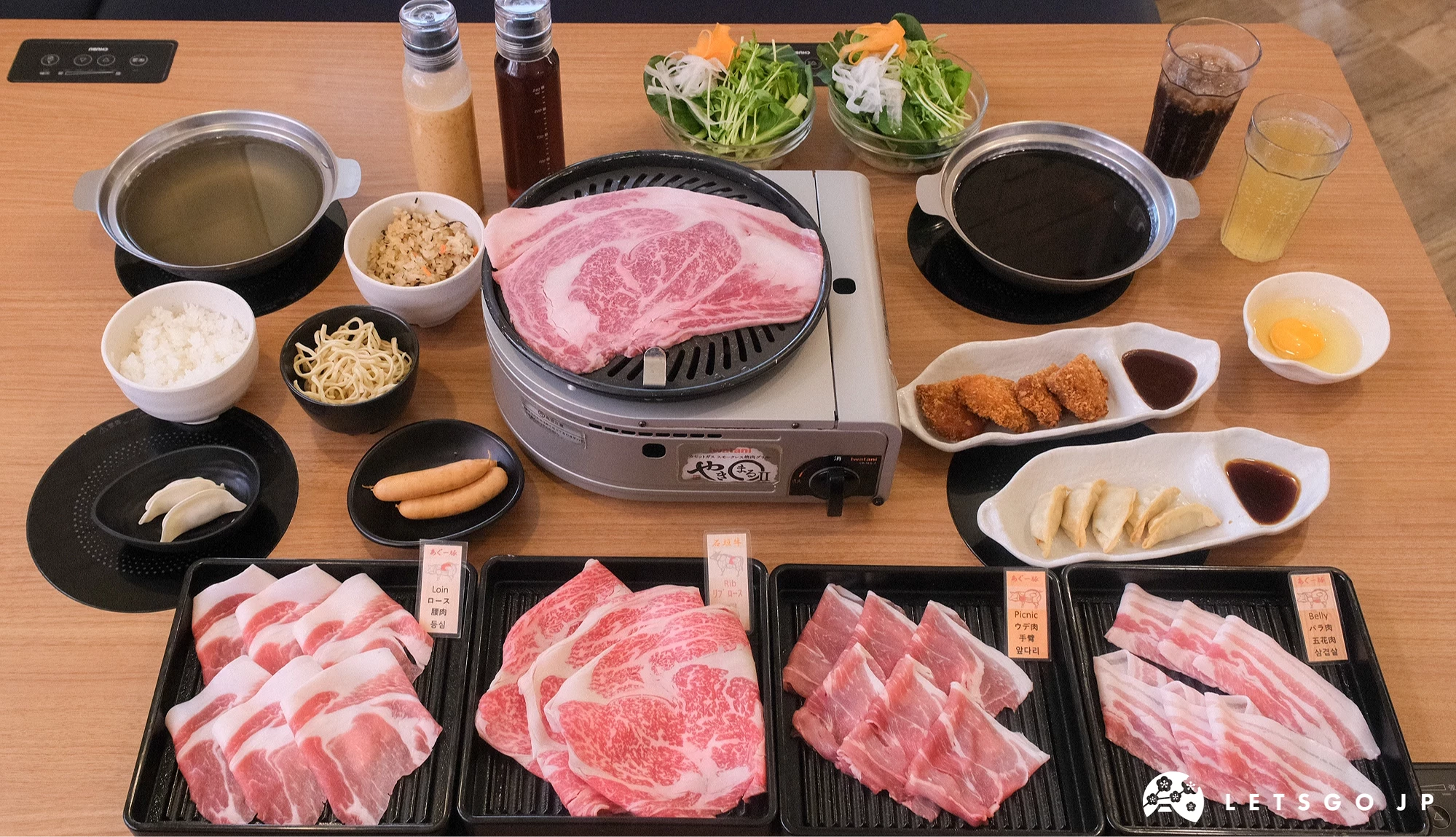 琉味北谷 阿古豬和石垣牛的涮涮鍋、壽喜燒與燒肉
