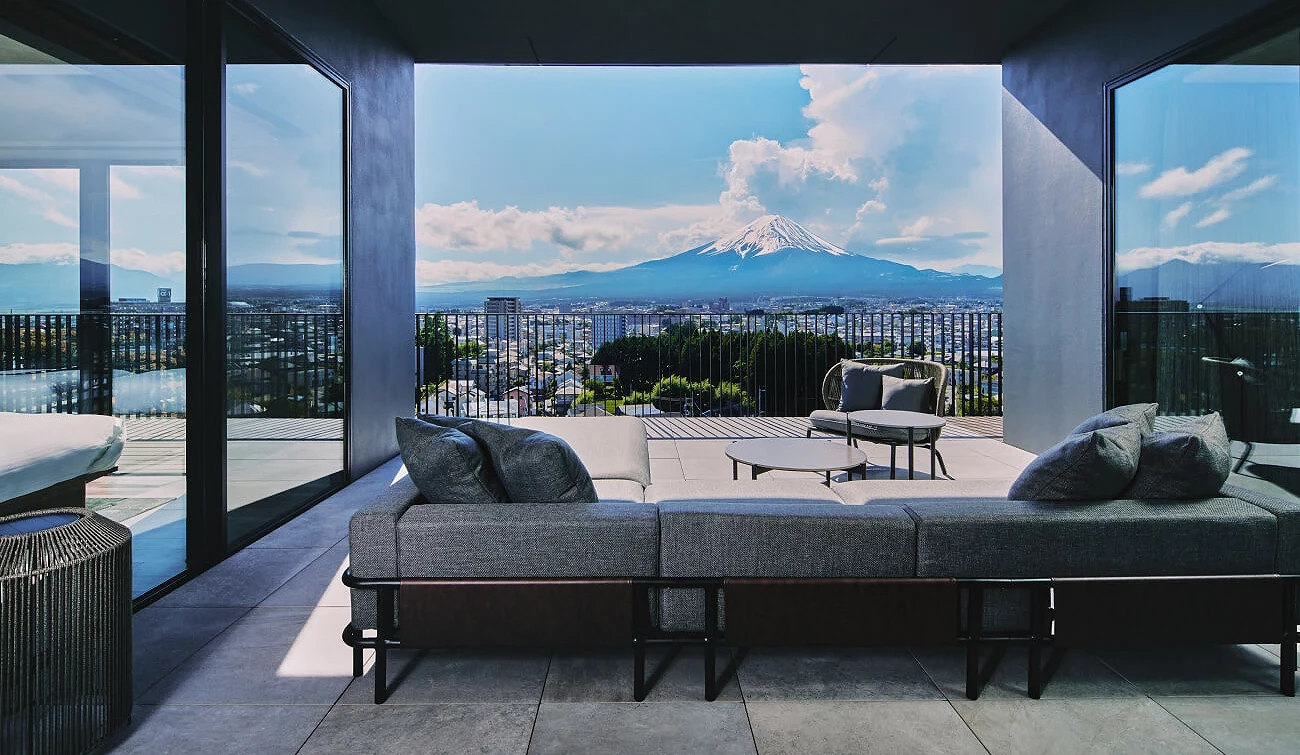 Penthouse的富士山視野