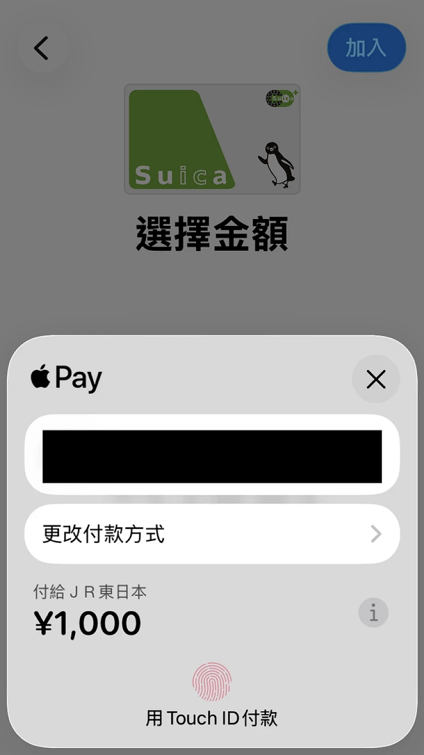 iphone西瓜卡用apple pay付款的介面