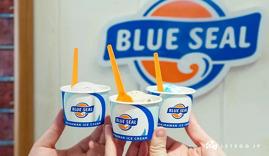 BLUE SEAL的杯裝冰淇淋