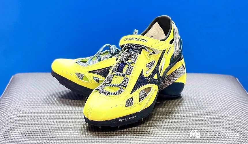 日本製「MIZUNO CHRONO INX NEO JAPAN」釘鞋攝影:Angie