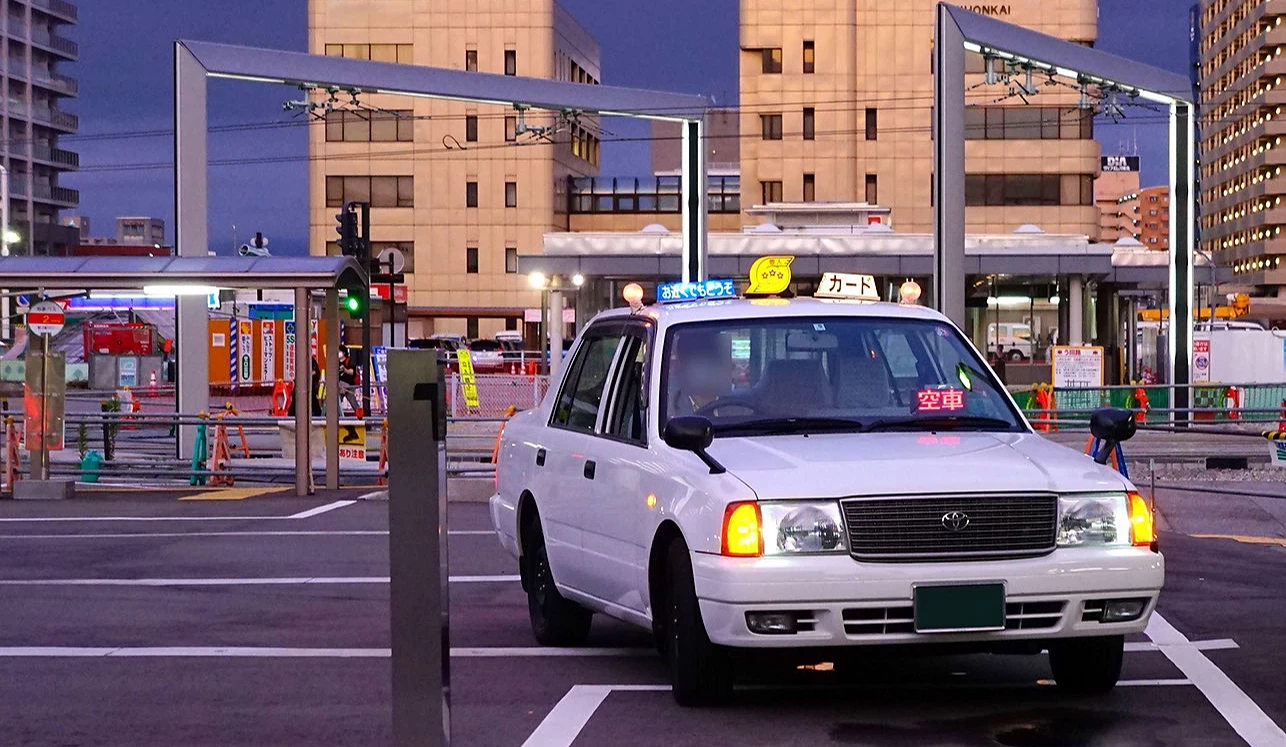 富山站南口跟北口都有計程車站